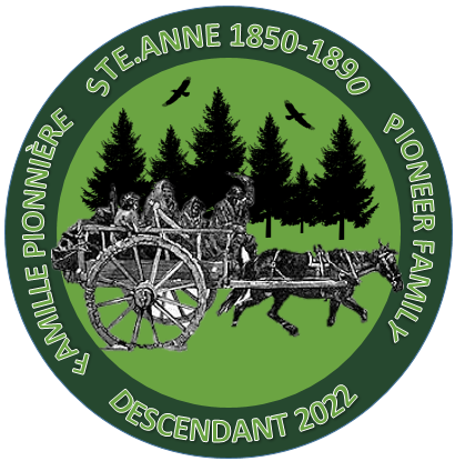 Familles de pionniers de Sainte-Anne 1850-1890